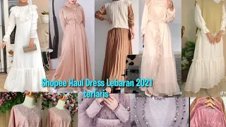 Shopee Haul baju lebaran korean dress gamis star 80k