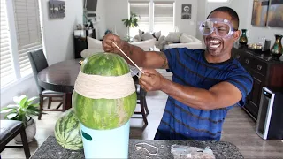 Watermelon VS 1500+ Rubber bands !! (EXPLOSION)
