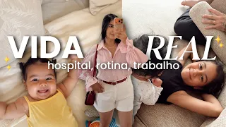 VIDA REAL MÃE DE DUAS 👧🏻💖 Olívia doente, rotina com a Mia e surpresa do Gui