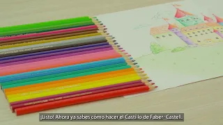 Nada melhor que os Ecolápis de cores clássicas da Faber-Castell para dar vida a esse lindo castelo.