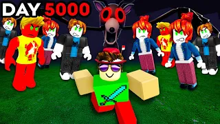 HACKERS SPEEDRUN 5000 Nights in THIS FOREST! (40 HOURS)
