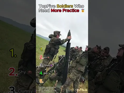 TopFive Soldiers Who Need More Practice 🎖️(part1)