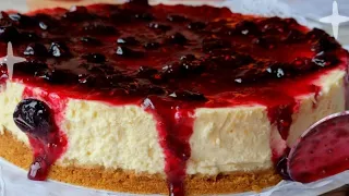 mira lo que hice en 5 minutos, todo el mundo te pedirá esta receta!❤️ #newyorkcheesecake