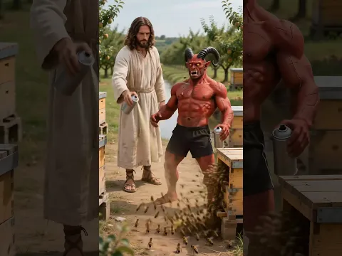 The Bees Came Back… And Took Revenge 😳🐝#jesus #bible