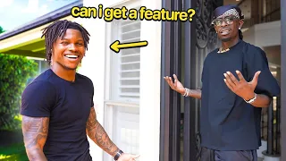 Asking Famous Rappers For A FEATURE!