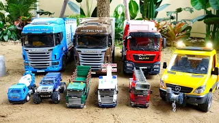 트럭 중장비 자동차 장난감 변신놀이 포크레인 놀이 Truck Car Toy Pretend Play