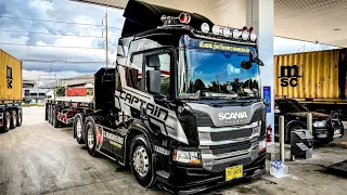 พาชม Scania P410 ลายเดียวหนึ่งเดียวในประเทศไทย ( คันนี้จะดาวน์เท่าไหร่ ส่งเท่าไหร่ )