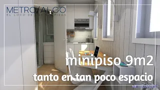 minipiso 9m2 / 97sqft (pequeño estudio bien completo)