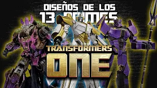Ranking de los diseños de los 13 Primes de Transformers One