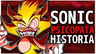 Fleetway sonic | La historia del Super Sonic Psicopata | La historia de fleetway sonic