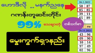 တူးဒီတစ်သက်စာမွေးကွက်ရှာနည်း(မနက်ညနေဂဏန်းတူကျပီးတိုင်း99%သေချာတဲ့မွေးကွက်ထုတ်နည်း)
