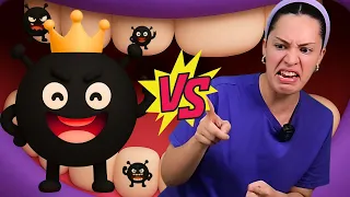See What Lives In Your Mouth If You Don't Brush! (For Kids!)