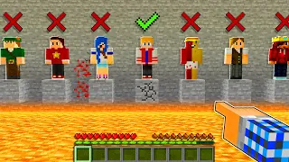 QUAL YOUTUBER VOCÊ SALVARIA NO MINECRAFT ?