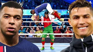 كريستيانو وميسي ضد هالاند وامبابي 20 دقيقة من الضحك 🤣