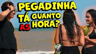 Você tá na praia e chega alguém perguntando quanto tá a hora...(PEGADINHA)