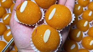 Most Hygienic मोतीचूर Laddu Making In Singla’s Sweets , Delhi❤️