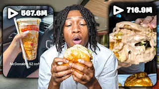 Trying Tiktok's MOST VIEWED Fast Food Orders!
