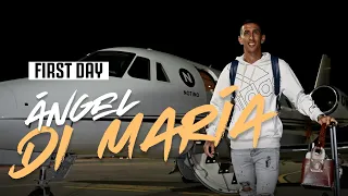 ÁNGEL DI MARÍA'S FIRST DAY AT JUVENTUS | #WelcomeÁngel