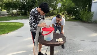 ¡Gana dinero si logras este reto con la manguera!