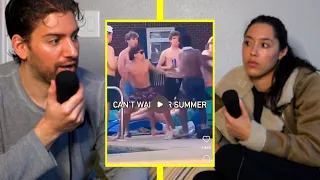 Fight at Pool Breaks out, 4 vs 1