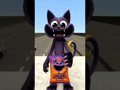 HOT CIPS CHALLANGE WITH SONIC CATNAP AND GUGU GAGA GOO GOO ON MOVING FOOD TRUCKS GMOD