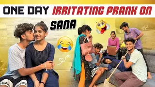 Irritating Prank on sana 🙃Sai Shree vellu kochem ekuva chesar guys 👍@gullyporis3121