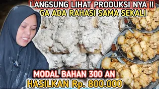 LANGSUNG LIHAT KE PRODUKSINYA ‼️MODAL BAHAN 300 JADI 800 2 JAM  LUDES USAHA CUMA 1 JENIS