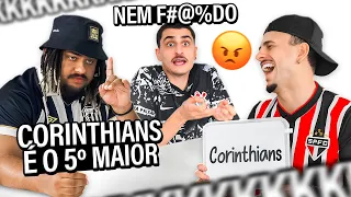 TOP 10 CLUBES DO BRASIL COM 4 TORCEDORES PAULISTAS!
