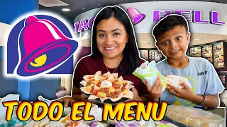 TODO EL MENU DE TACO BELL
