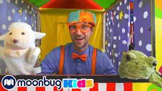 Blippi visita un patio de juegos | Aprende con Blippi | Videos Educativos