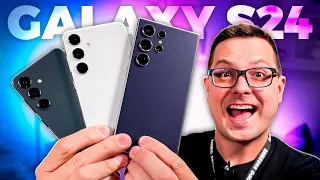 Galaxy S24 HANDS ON! Os BRUTOS chegaram!