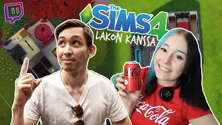 VAIN NELIÖITÄ HUONEITA //The Sims 4 rakennushaaste w/ @CoDTupakkalakko  » T I N K E