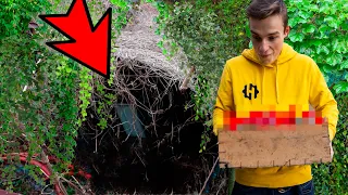 On a trouvé ÇA en retournant le jardin !