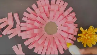 Paper Flower Wall Hanging Craft ideas | Easy and beautiful wall hanging | Home Decor ideas💡