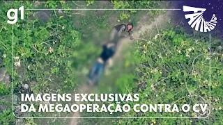 Imagens exclusivas e inéditas da megaoperação contra o CV no Rio de Janeiro