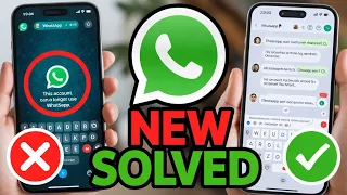 WhatsApp Ban Problem New Solution 2025 || This account can no longer use WhatsApp Problem New 2025