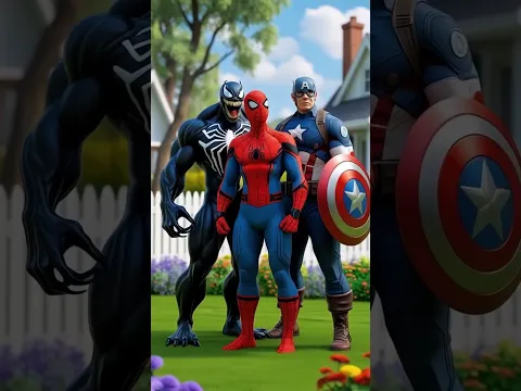 supergirl dekho dosto mere pass kon hai #ytshorts #supergirl #spiderman #ai #chidren #cartoon #fyp