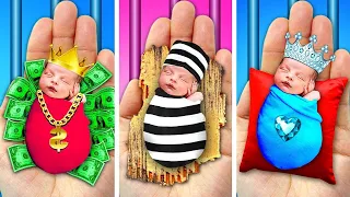 🤰 ¡Tipos de Embarazadas con Dinero! 💰 Situaciones Graciosas y Hacks