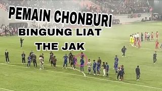 ANTHEM PERSIJA BIKIN PEMAIN CHONBURI BINGUNG,LIAT REAKSINYA | ANTHEM PERSIJA DI STADION JIS