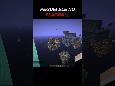 PEGUEI NO FLAGRA!
