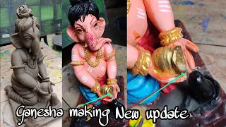 Ganpati bappa making | Bal Ganesha making | Eco friendly ganesha making | Ganesha making at home