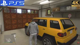 Toured my 2nd house and delivered the yellow car | Grand Theft Auto V | 4K PS5 gameplay