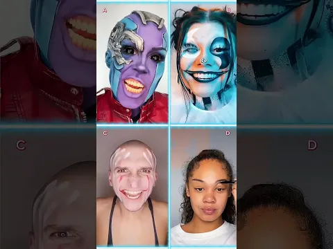 TikTok makeup trend - Circus 🤡 | 📌 Pinned your comment | #makeup #transition