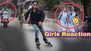 SKATING IN THE GIRLS COLLEGE ROAD..♥️♥️♥️🔥🔥😘😘