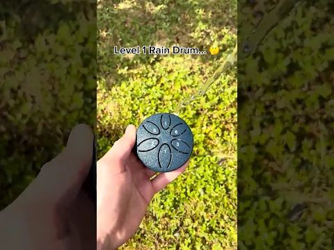 The last one is amazing 😌🌧️ #raindrum #instrument #garden #home