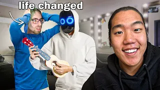 I Surprised This Stranger With His Idol