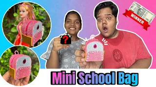 My Sister Vs Me : Who will make the best Mini School Bag