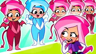 Where's My Real Mommy? 😥 Finding Copy Mom with Lie Detector Hat | Educational Cartoons for Kids