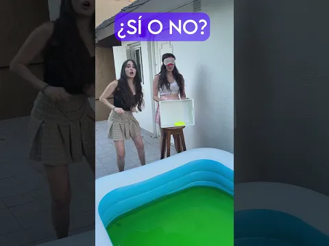 ¿SÍ O NO? VERSIÓN PISCINA DE SLIME  #shorts
