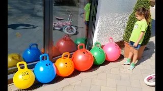Learn Colors  with Balls \ Funny video for kids